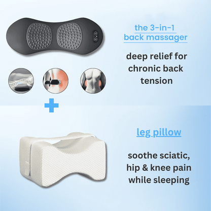 3-1 Heated Back Massager For Back Pain Relief