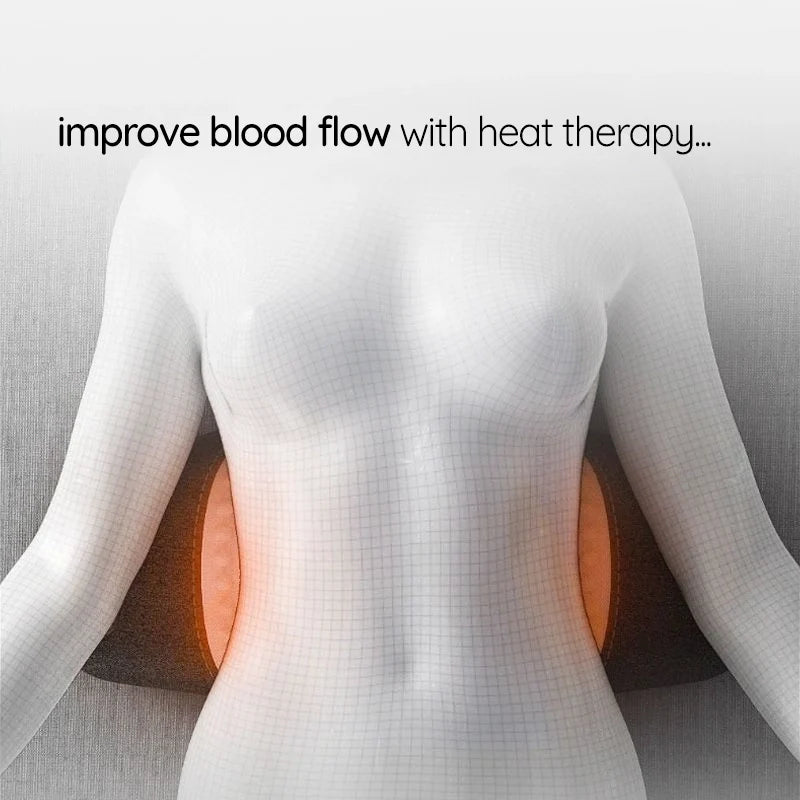 Heated Lumbar Massage Pillow