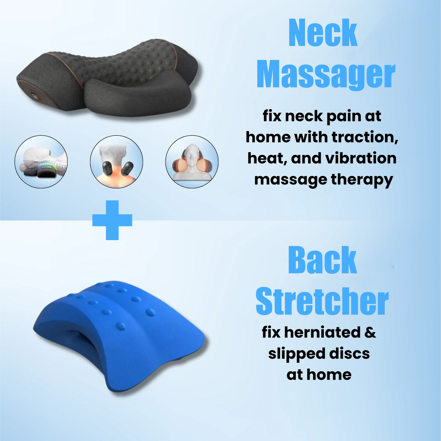 3-in-1 Neck Massager For Neck Pain Relief