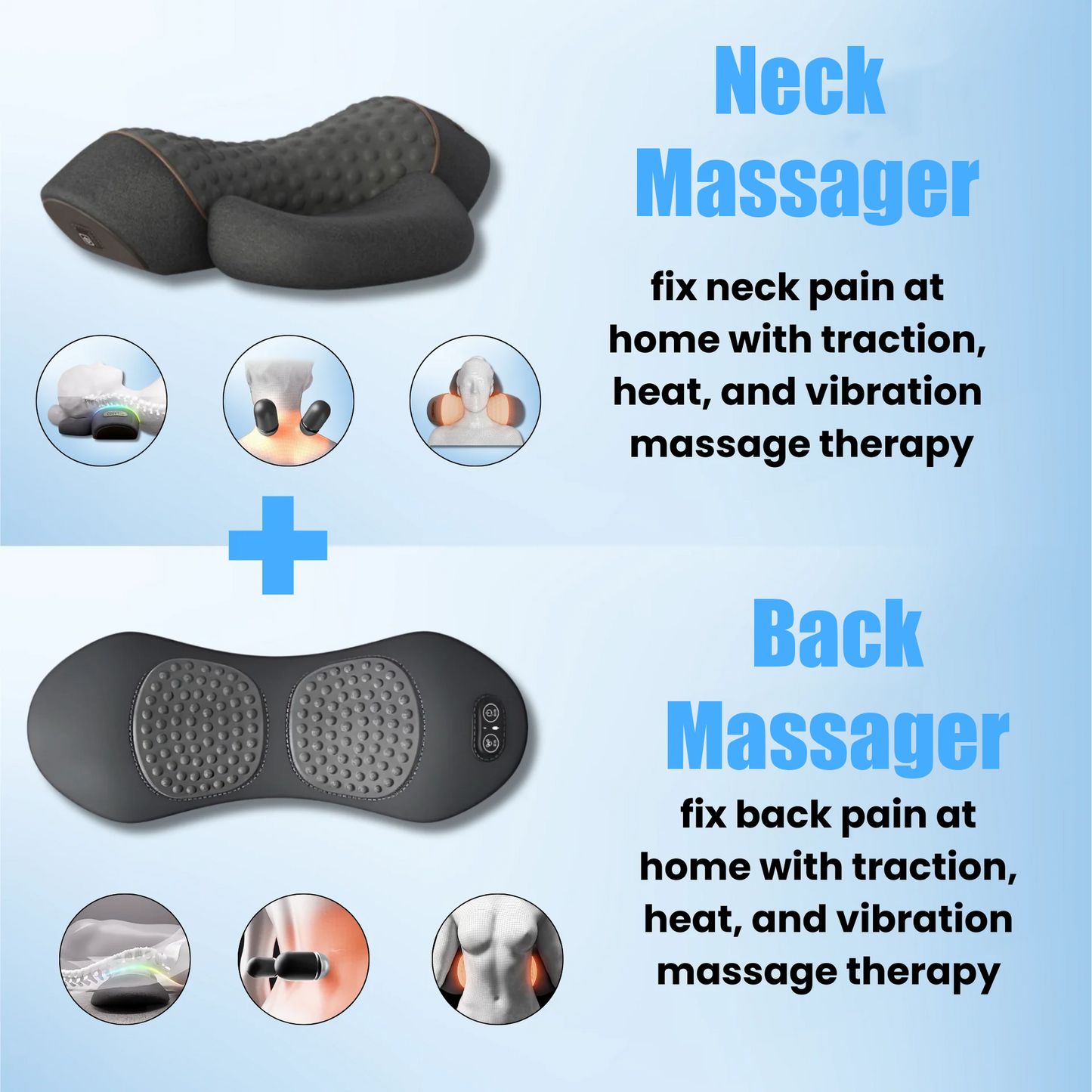 3-in-1 Neck Massager For Neck Pain Relief